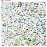 A東京都新宿区1/25000地図ダウンロード販売
