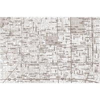 C京都区別 中京区1/25000白地図タウンロード販売