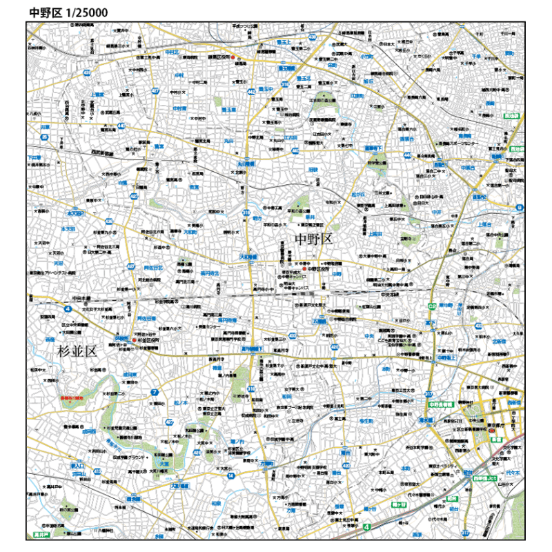 ２３区中１４冊セット明細地図 23区中14冊セット明細地図 23区中14冊セット明細地図