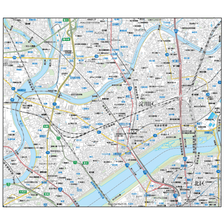 A大阪市淀川区1／25,000地図タウンロード販売