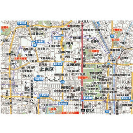 A京都市上京区　1／50,000地図タウンロード販売