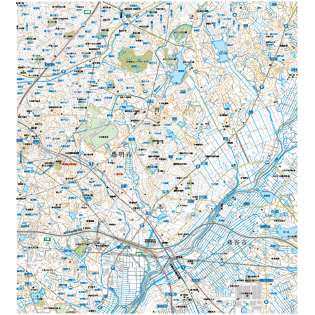 A 豊明市全図 1／25,000PDF地図タウンロード販売