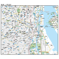 A東京都品川区1/25000地図ダウンロード販売
