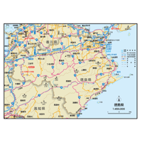 県別マップ　B徳島県地図ダウンロード販売