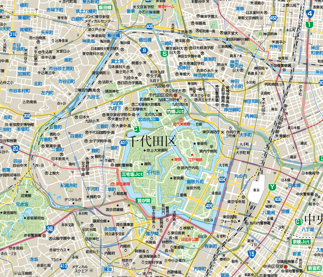23区全図 B東京23区全図1/25,000地図ダウンロード販売 | 地図素材