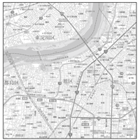 C大阪市旭区1／25,000白地図タウンロード販売