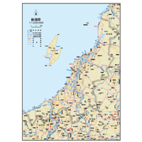 県別マップ　B新潟県地図ダウンロード販売