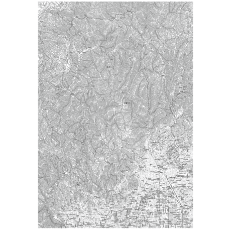 C京都区別北区白地図1／25,000PDFタウンロード販売