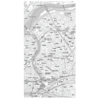 C大阪市都島区1／25,000白地図タウンロード販売