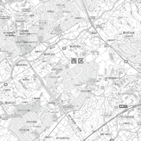 C神戸市西区白地図1/25000PDFタウンロード販売