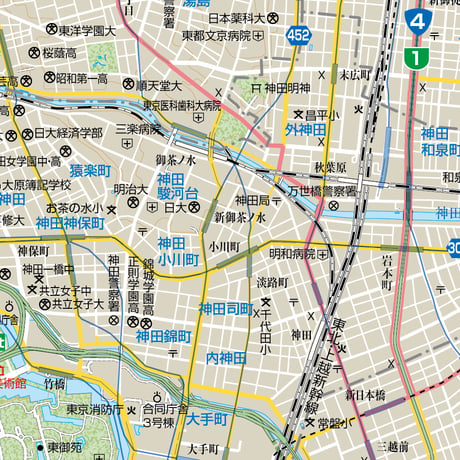 B東京都千代田区1/25000地図ダウンロード販売