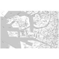 C大阪市住之江区1／25,000白地図タウンロード販売