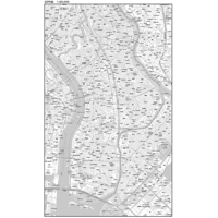 C東京都江戸川区1/25000白地図ダウンロード販売