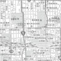C京都区別下京区白地図1／25,000PDFタウンロード販売