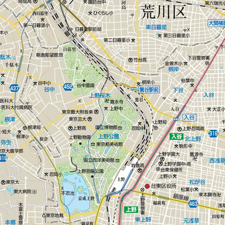 B東京都台東区1/25000ダウンロード販売