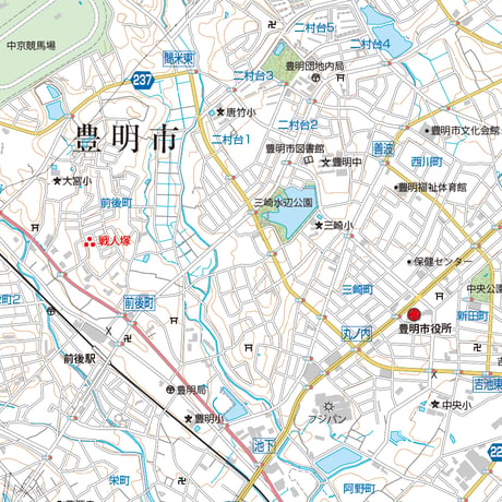 A 豊明市全図 1／25,000PDF地図タウンロード販売