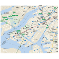 B大阪市港区1／25,000地図タウンロード販売