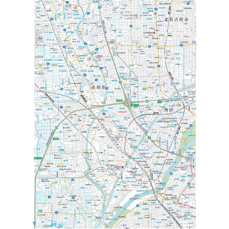 A清須市1/25000地図タウンロード販売
