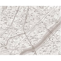 C摂津市1／25,000白地図タウンロード販売