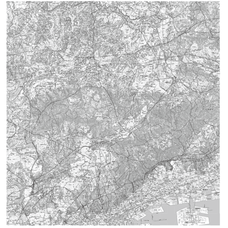 C神戸市北区白地図1/25000PDFタウンロード販売
