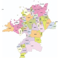 47都道府県行政区_福岡県無料地図