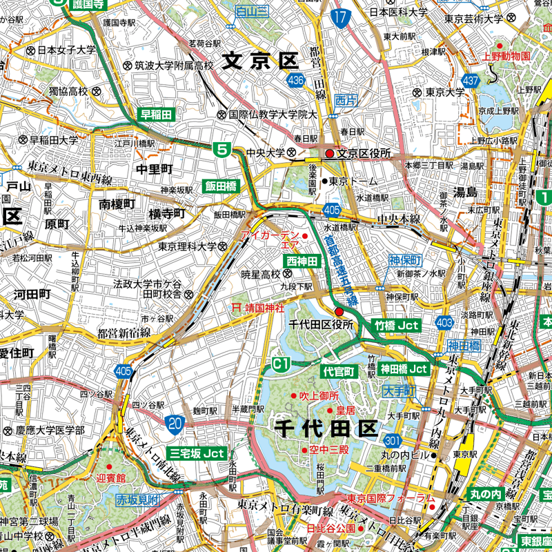 A東京23区全図 1/50,000地図タウンロード販売 | 地図素材 A東京23区全図 1/50,000地図タウンロード販売 | 地図素材