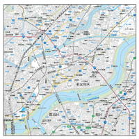 A大阪市東淀川区1／25,000地図タウンロード販売