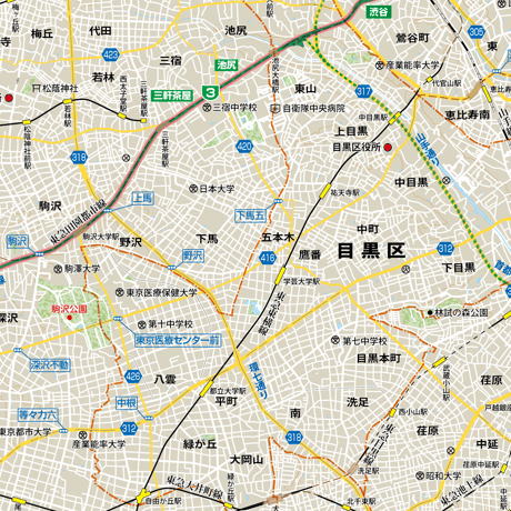 B東京23区全図　1／50,000地図タウンロード販売