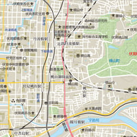 B京都区別伏見区1／25,000PDF地図タウンロード販売