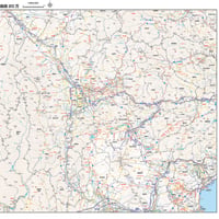 Bタイプ山梨県詳細地図1/200000タウンロード販売