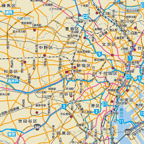 Bタイプ東京都詳細地図1/200000 ダウンロード販売