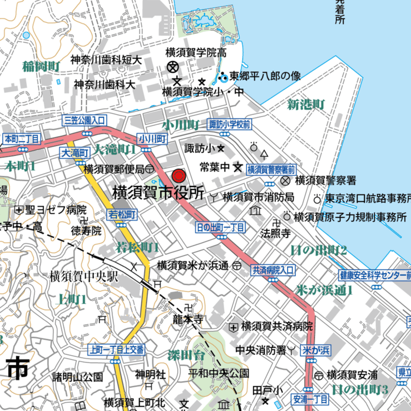 格安即決 A横須賀市1/25000地図ダウンロード販売 | 地図素材 住宅地図