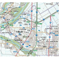 A京都府久御山町　1／50,000地図タウンロード販売