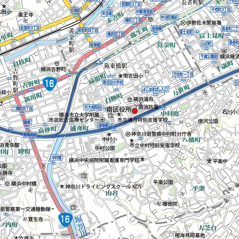 A横浜市南区2/25000地図タウンロード販売 | 地図素材 A横浜市南区2/25000地図タウンロード販売 | 地図素材