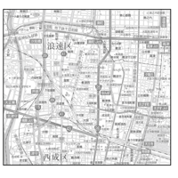 C大阪市浪速区1／25,000白地図タウンロード販売