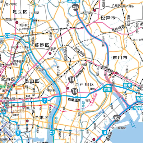 東京都地下鉄路線マップ