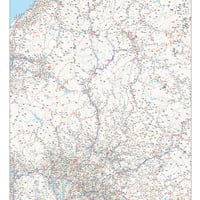 Aタイプ岐阜県詳細地図1/200000タウンロード販売