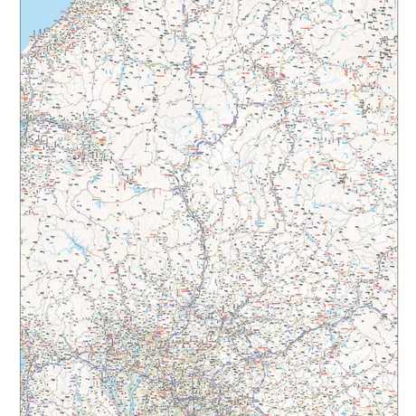 Aタイプ岐阜県詳細地図1/200000タウンロード販売