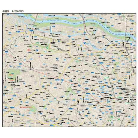 B東京都板橋区1/25000ダウンロード販売