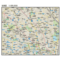 B東京都文京区1/25000ダウンロード販売