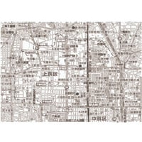 C京都市上京区　1／50,000白地図タウンロード販売