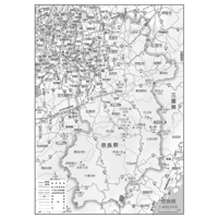 県別マップ　C奈良県白地図ダウンロード販売