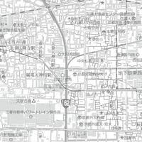 C京都区別右京区白地図1／25,000PDFタウンロード販売