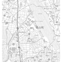 C豊山町1/25000白地図タウンロード販売
