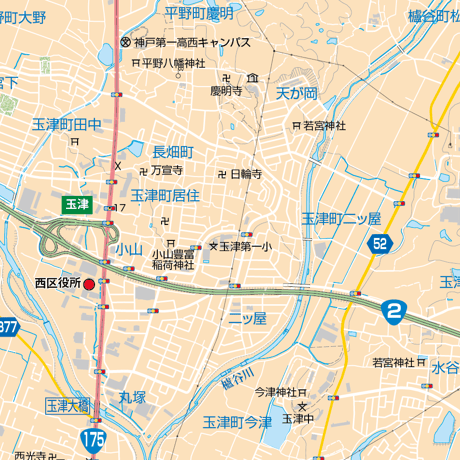 B神戸市西区1/25000地図タウンロード販売