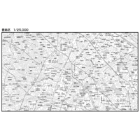 C東京豊島区1/25000白地図ダウンロード販売