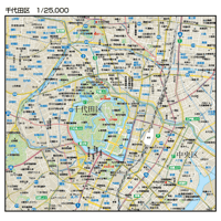 B東京都千代田区1/25000地図ダウンロード販売