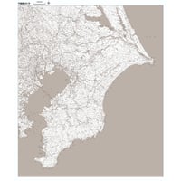 Cタイプ千葉県詳細白地図1/200000 ダウンロード販売