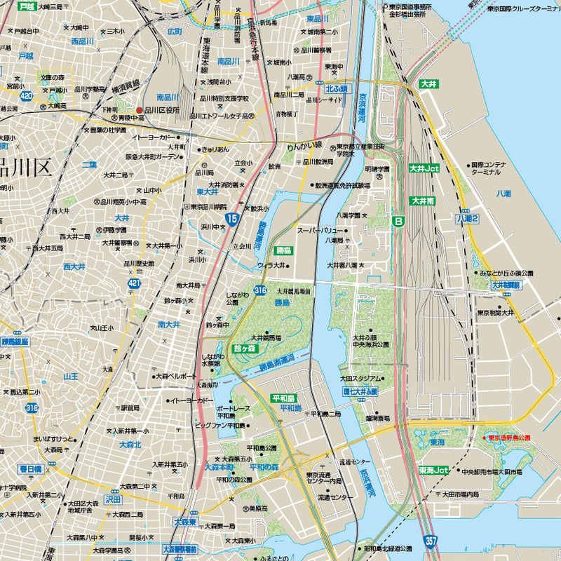 B東京23区全図1／25,000地図ダウンロード販売 | 地図素材