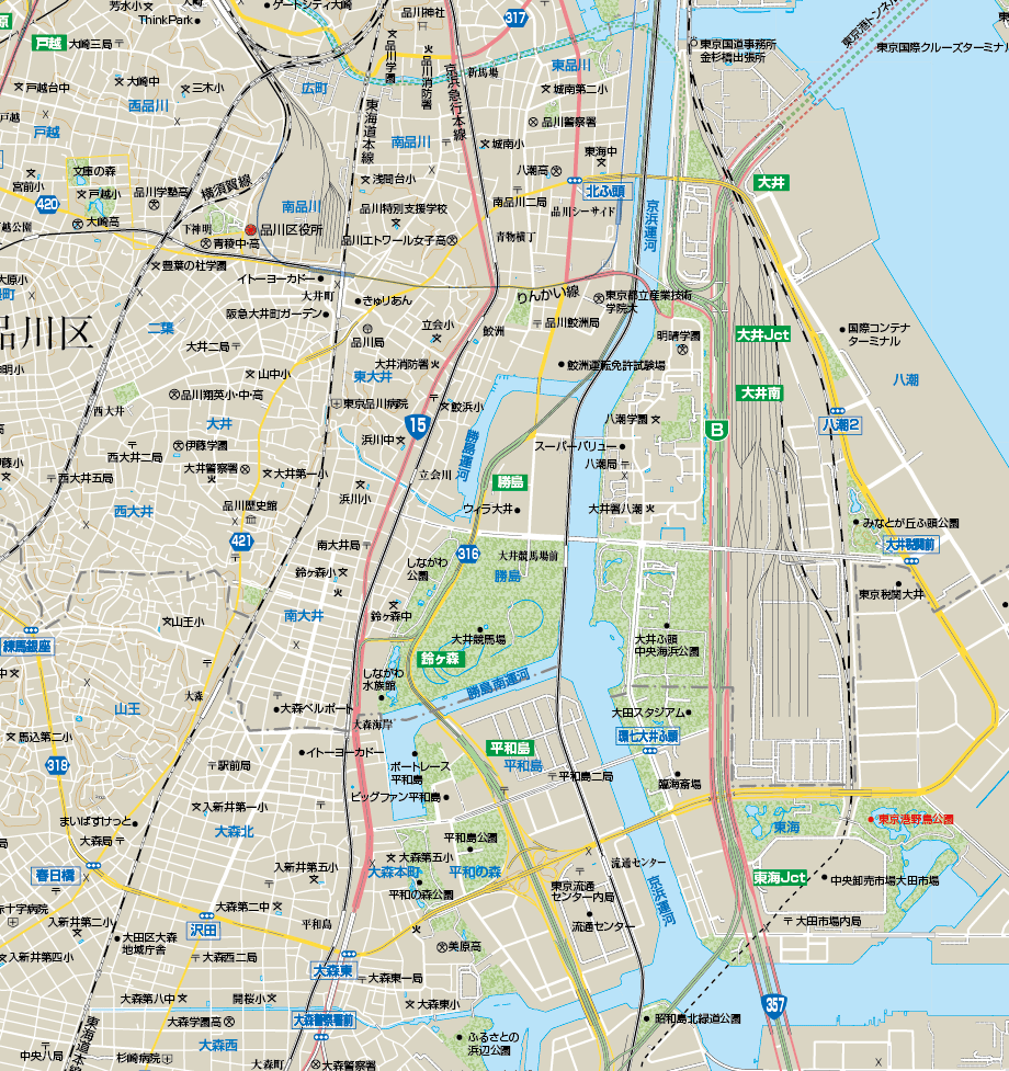 B東京23区全図1／25,000地図ダウンロード販売 | 地図素材